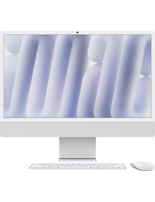 Apple iMac 24 with Retina 4.5K, M4, 16RAM, 512Gb, 10CPU/10GPU, Silver (MWUV3) 2024