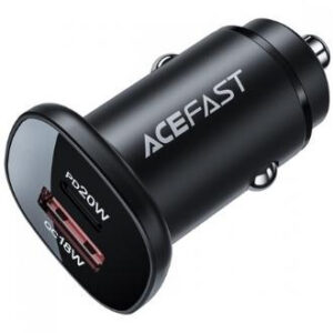 Автомобильное ЗУ Acefast B1 Mini 38W (Type-C + USB) Black