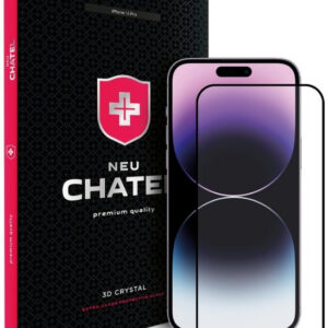 Защитное скло +NEU Chatel Full Cover Crystal with Mesh for iPhone 14 Pro Front Clear