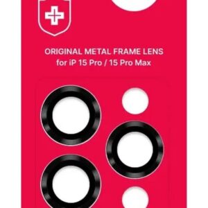 Защитные линзы на камеру +NEU Chatel Metal Frame Lens Protector Glass for iPhone 15 Pro/15 Pro Max Black