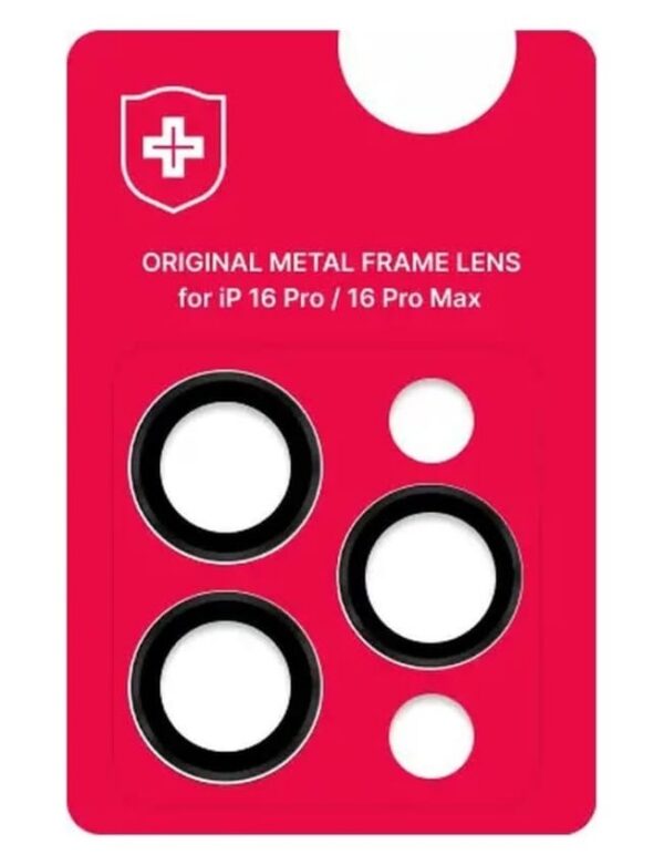 Защитные линзы на камеру +NEU Chatel Metal Frame Lens Protector Glass for iPhone 16 Pro/16 Pro Max Black