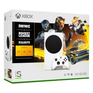 Игровая консоль Microsoft Xbox Series S 512Gb (White) + Fortnite/Rocket League/Fallguys (RRS-00080)
