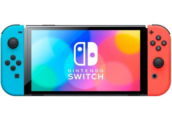 Игровая приставка Nintendo Switch OLED with Neon Blue and Neon Red Joy-Con (045496883409)