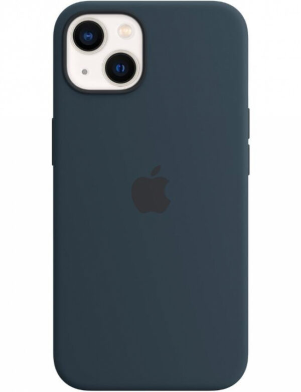 Оригинальний чехол Silicone Case with MagSafe для iPhone 13 (Abyss Blue) (MM293)