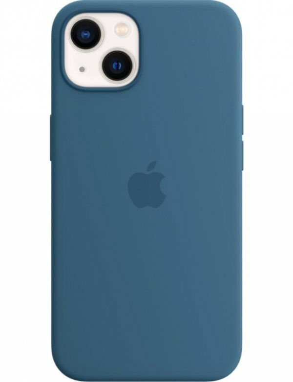 Оригинальний чехол Silicone Case with MagSafe для iPhone 13 (Blue Jay) (MM273)