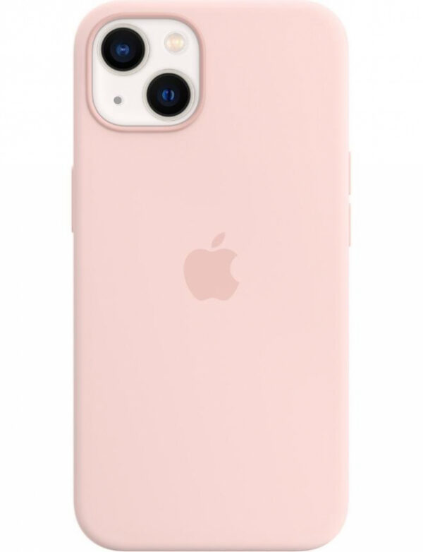 Оригинальний чехол Silicone Case with MagSafe для iPhone 13 (Chalk Pink) (MM283)