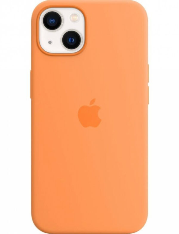 Оригинальний чехол Silicone Case with MagSafe для iPhone 13 (Marigold) (MM243)