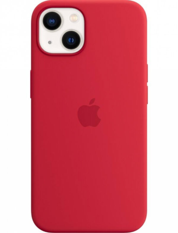 Оригинальний чехол Silicone Case with MagSafe для iPhone 13 (PRODUCT) RED) (MM2C3)