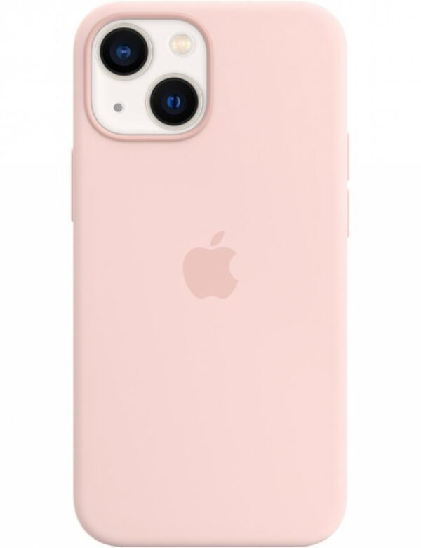 Оригинальний чехол Silicone Case with MagSafe для iPhone 13 mini (Chalk Pink) (MM203)