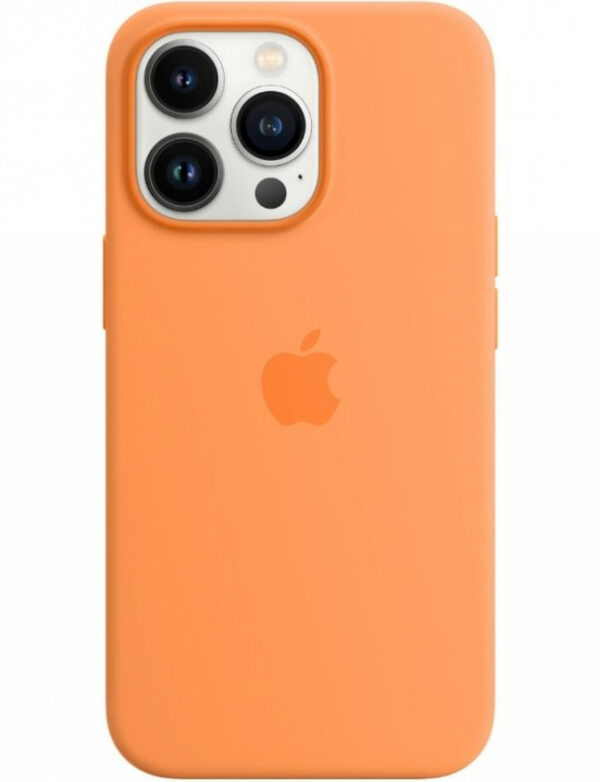 Оригинальний чехол Silicone Case with MagSafe для iPhone 13 Pro (Marigold ) (MM2D3)