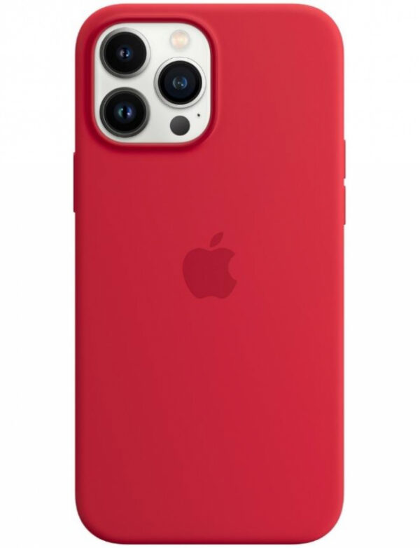 Оригинальний чехол Silicone Case with MagSafe для iPhone 13 Pro Max ((PRODUCT) RED) (MM2V3)