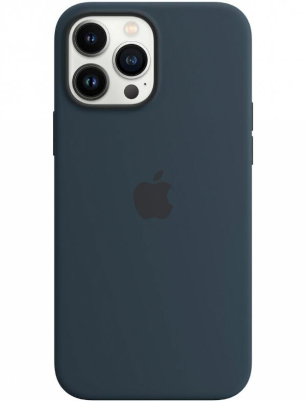 Оригинальний чехол Silicone Case with MagSafe для iPhone 13 Pro Max (Abyss Blue) (MM2T3)