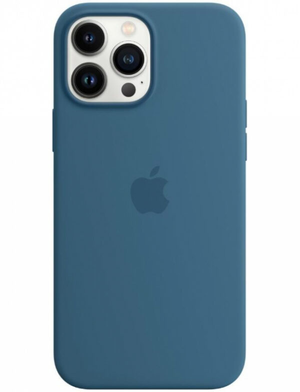 Оригинальний чехол Silicone Case with MagSafe для iPhone 13 Pro Max (Blue Jay) (MM2M3)