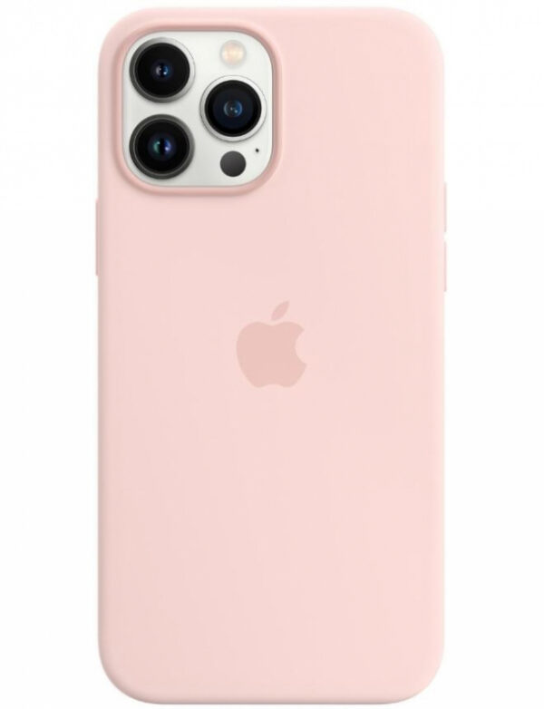 Оригинальний чехол Silicone Case with MagSafe для iPhone 13 Pro Max (Chalk Pink) (MM2R3)