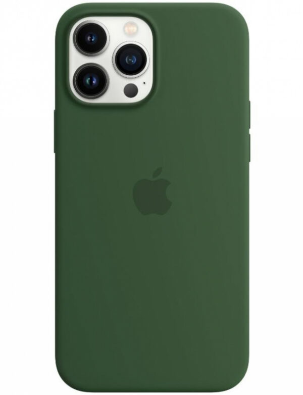 Оригинальний чехол Silicone Case with MagSafe для iPhone 13 Pro Max (Clover) (MM2P3)
