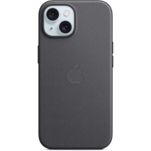 Оригинальный чехол FineWoven Case with MagSafe для iPhone 15 (Black) (MT393)