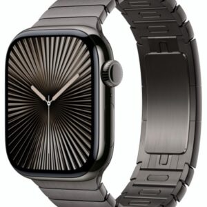 Apple Watch Series 10 GPS + LTE 42mm Slate Titanium Case with Slate Link Bracelet (MXMD3)