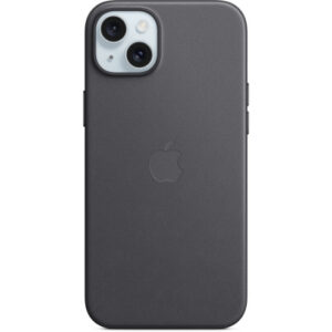 Оригинальный чехол FineWoven Case with MagSafe для iPhone 15 Plus (Black) (MT423)