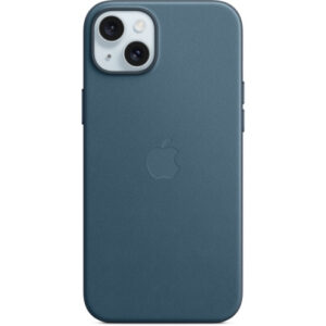 Оригинальный чехол FineWoven Case with MagSafe для iPhone 15 Plus (Pacific Blue) (MT4D3)