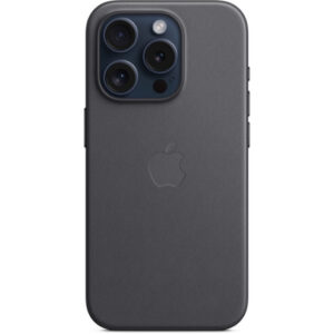 Оригинальный чехол FineWoven Case with MagSafe для iPhone 15 Pro (Black) (MT4H3)