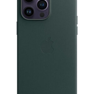 Оригинальный чехол Leather Case with MagSafe для iPhone 14 Pro Max (Forest Green) (MPPN3)