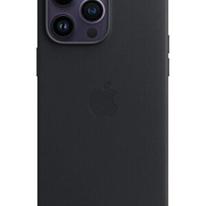 Оригинальный чехол Leather Case with MagSafe для iPhone 14 Pro Max (Midnight) (MPPM3)