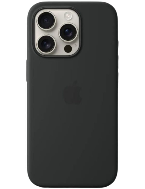 Оригинальный чехол Silicone Case with MagSafe для iPhone 16 Pro Max (Black) (MYYT3)