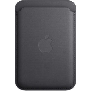 Оригинальный чехол-кошелек Apple для iPhone FineWoven Wallet with MagSafe (Black) (MT2N3)