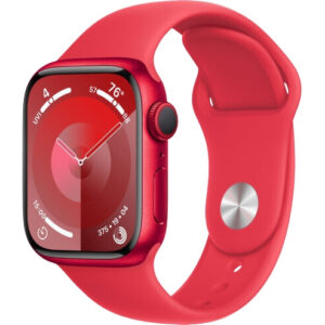 Apple Watch Series 9 41mm (Product)Red Aluminium Case with (Product)Red Sport Band - M/L (MRXH3)