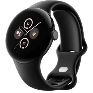 Смарт-часы Google Pixel Watch 2 Matte Black Aluminum Case/Obsidian Active Band