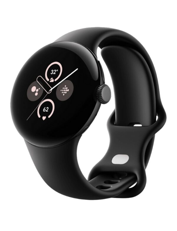 Смарт-часы Google Pixel Watch 2 LTE Matte Black Aluminum Case/Obsidian Active Band
