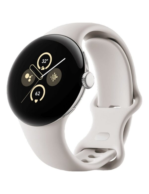 Смарт-часы Google Pixel Watch 2 LTE Polished Silver Case/Porcelain Active Band