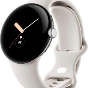 Смарт-часы Google Pixel Watch LTE Polished Silver Case/Chalk Active Band