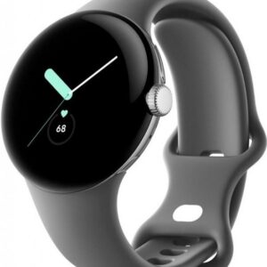 Смарт-часы Google Pixel Watch LTE Polished Silver Case/Charcoal Active Band