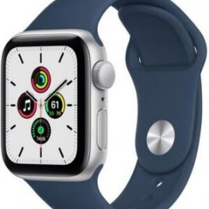 Apple Watch Series SE 40mm Silver with Abyss Blue Sport Band (MKNY3)