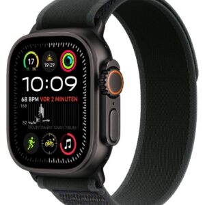 Apple Watch Ultra 2 GPS + LTE 49mm Black Titanium Case with Black Trail Loop - M/L (MX4V3) 2024