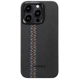 Чехол Pitaka MagEZ Case 4 Fusion Weaving with MagSafe для Apple iPhone 15 Pro (Rhapsody) (FR1501P)