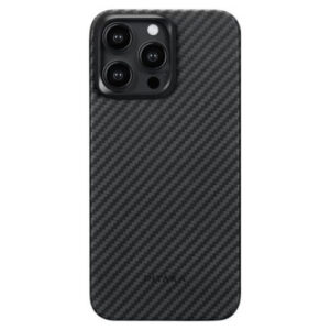 Чехол Pitaka MagEZ Case 4 Twill 1500D with MagSafe для Apple iPhone 15 Pro (Black/Grey) (KI1501P)