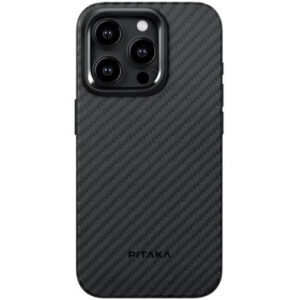 Чехол Pitaka MagEZ Case Pro 4 Twill 1500D with MagSafe для Apple iPhone 15 Pro (Black/Grey) (KI1501PP)