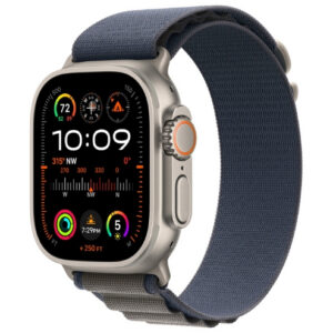 Apple Watch Ultra 2 GPS + LTE 49mm Titanium Case with Blue Alpine Loop - Large (MREQ3) 2023