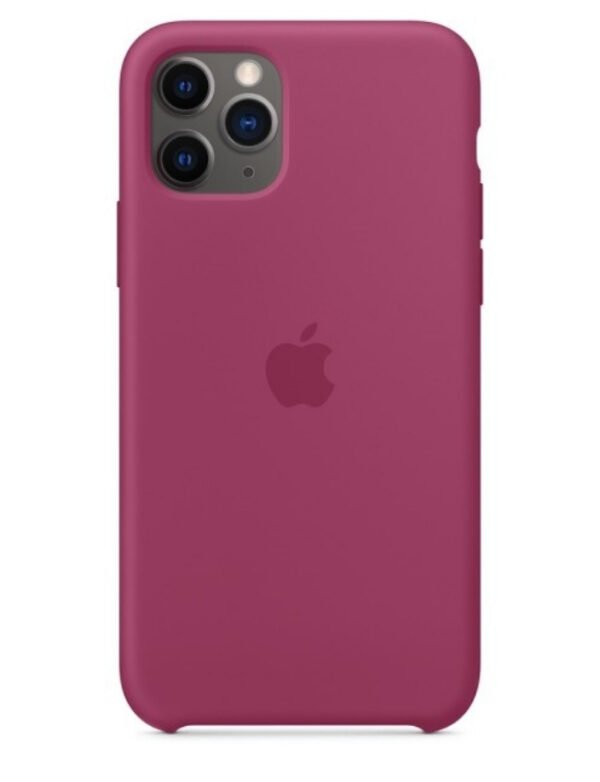 Чехол Silicone Case для iPhone 11 Pro Max (Pomegranate) (MY122) (Original Assembly)