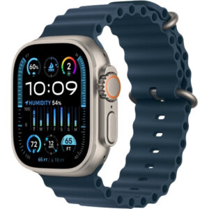 Apple Watch Ultra 2 GPS + LTE 49mm Titanium Case with Blue Ocean Band (MREG3) 2023
