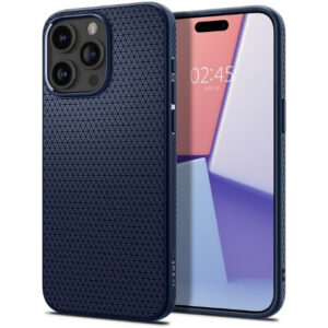 Чехол Spigen Liquid Air для Apple iPhone 15 Pro (Navy Blue) (ACS06705)