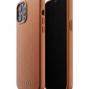 Чехол кожаный MUJJO для Apple iPhone 12 Pro Max Full Leather Case Tan