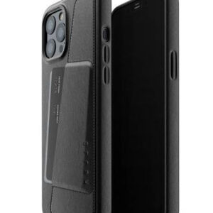 Чехол кожаный MUJJO для Apple iPhone 12 Pro Max Full Leather Wallet Case Black