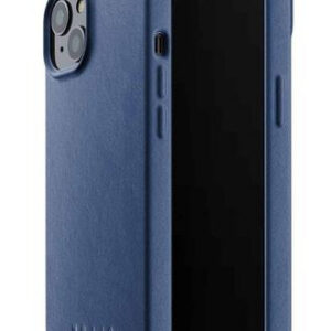 Чехол кожаный MUJJO для Apple iPhone 13 Full Leather Case Monaco Blue