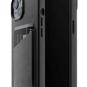 Чехол кожаный MUJJO для Apple iPhone 13 Full Leather Wallet Case Black