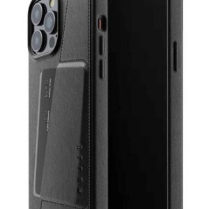 Чехол кожаный MUJJO для Apple iPhone 13 Pro Max Full Leather Wallet Case Black