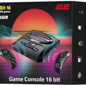 Игровая консоль 2Е 16bit HDMI (2 беспроводных геймпада, 913 игр)