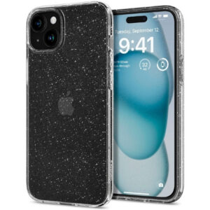Чехол Spigen Liquid Crystal Glitter для iPhone 15 (Crystal Quartz) (ACS06788)
